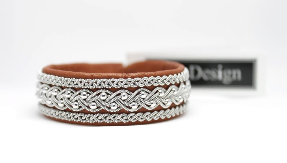 Leather Bracelet Swedish Nordic Design GAMMAVAN Single Sami Bracelet