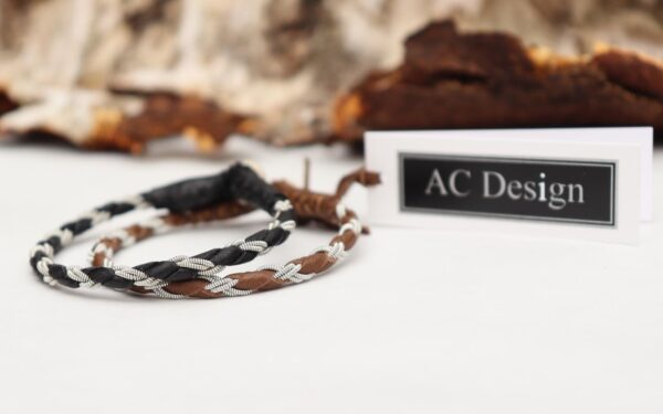 Sami bracelet Glaser handmade in genuine reindeer leather